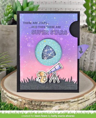 قالب حرفي تفاعلي مخصص من Lawn Fawn Magic Iris، قالب حرفي ماجيك إيريس إضافي، قالب إضافي على شكل صدفي سحري، مجموعة من 3 عناصر (LF2238، LF2239، LF2240) in Saudi Arabia