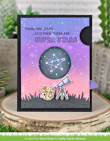 قالب حرفي تفاعلي مخصص من Lawn Fawn Magic Iris، قالب حرفي ماجيك إيريس إضافي، قالب إضافي على شكل صدفي سحري، مجموعة من 3 عناصر (LF2238، LF2239، LF2240) in Saudi Arabia