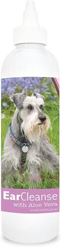 Healthy Breeds Miniature Schnauzer Ear Cleanse with Aloe Vera Cucumber Melon 8 oz in Saudi Arabia