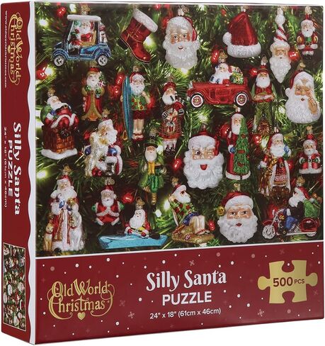 Old World Christmas Tasty Christmas Puzzle, 18x24, Multicolored in Saudi Arabia