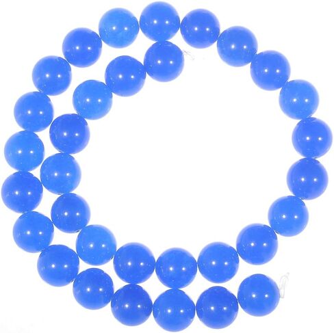Light Blue Natural Stone 6MM Beads Round Loose Chalcedony Beads for Jewelry Making DIY Handmade Approxi 62/pcs in Saudi Arabia