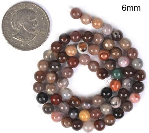 Pyrite 8mm Gemstone Round Loose Strand Beads for DIY Necklace Bracelet Jewelry Making 15 Inch in Saudi Arabia