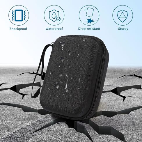 حافظة LMASBLTER متوافقة مع طابعات صانع الملصقات D110/D11/B18/D30/D35/E10/E16/P12، حامل حقيبة حمل محمول لتخزين الملصقات للطابعة، ملصقات إعادة التعبئة، كابلات USB (الجراب أسود فقط) in Kuwait