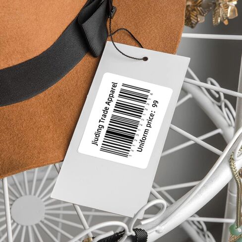Phomemo M110 Label, White Thermal Paper Compatible with Phomemo M220 M110 M110S M221 M200 Label Printer, Square Self-Adhesive Label, Black on White, 1.96"x1.18"(50x30mm), 230 Labels/Roll, Total 6 Roll in Saudi Arabia
