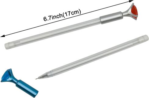 Maydahui 12PCS Diamond Rollerball Pens Crystal Bling Pen Black Gel Ink Transparent Penholder Design for Girl Women Students Valentine's Day in Saudi Arabia