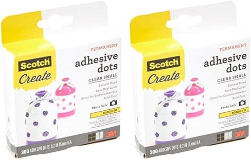 Scotch 010-300S 300/Pack Adhesive Dots, Small in Saudi Arabia