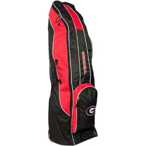 Team Golf NCAA High-Impact Plastic Wheelbase, Smooth & Quite Transport, Includes Built-in Shoe Bag