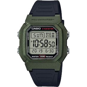 Casio Illuminator 10-Year Battery Digital Watch W-800H-2AVCF