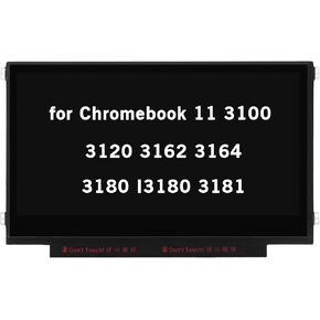 HOYRTDE 11.6" Screen Replacement B116XTN02.3 for Dell Chromebook 3100 HD 1366x768 30Pin LED LCD Display Screen Panel