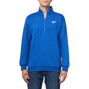 Reebok Men's Identity Small Logo Fleece 1/4 Zip