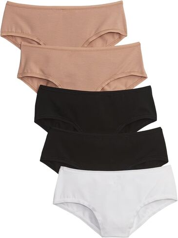 GAP Womens 5-Pack Organic Stretch Cotton Hipster TRUE BLACK MULTI 5 PACK XXL in Saudi Arabia