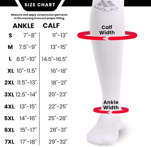 Mojo Premium Compression Socks - Boost Performance & Recovery with 20-30 mmHg Coolmax Support - Medical Quality Socks for Men & Women - Improve Circulation & Reduce Swelling - 1 Pair in Kuwait