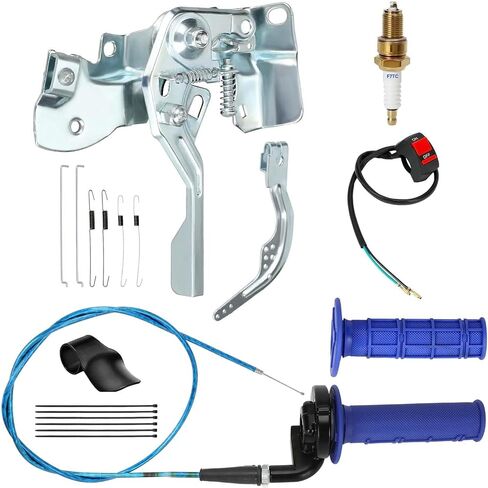 HIAORS 7/8'' Mini Bike Throttle Assembly and Throttle Linkage Kit for Predator 212 196cc Coleman CT200U BT200X CT200U-EX B200R Baja Warrior Massimo MB200 Axis M200 Minibike GX160 GX200 Engine Parts in Saudi Arabia