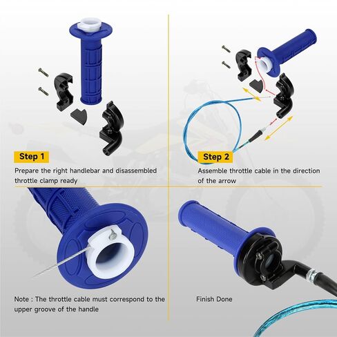 HIAORS 7/8'' Mini Bike Throttle Assembly and Throttle Linkage Kit for Predator 212 196cc Coleman CT200U BT200X CT200U-EX B200R Baja Warrior Massimo MB200 Axis M200 Minibike GX160 GX200 Engine Parts in Saudi Arabia