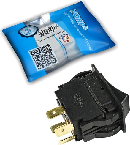 HQRP ON Off Rocker Switch 4-Prong 20A 125V متوافق مع KEDU HY60E، 2LNC4، D507336، أدوات Shopsmith، UL المدرجة in Saudi Arabia