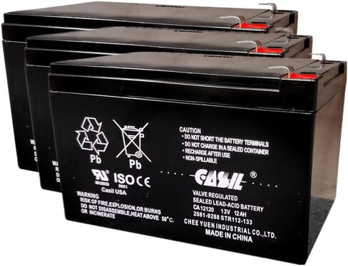 Casil 12V 7.2Ah Razor Battery Replacement Compatible with Razor Battery e300 Razor Scooter e200 Battery Razor Ground Force Drifter Battery Razor Scooter Battery 2 Pack in Saudi Arabia