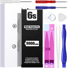 iPhone 11 Battery Replacement (2024 New Version), (Model:A2111, A2221, A2223) High Capacity Than Others Replacement Battery with Complete Repair Tool Kit and Instructions