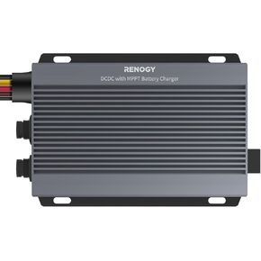 Renogy 12V 40A DC to DC Battery Charger with Solar Input MPPT, Compatible with LiFePO4, Gel, Flooded, and Sealed Lead Acid Batteries, Two Charging Options for RV, Car, Camping, Marine
