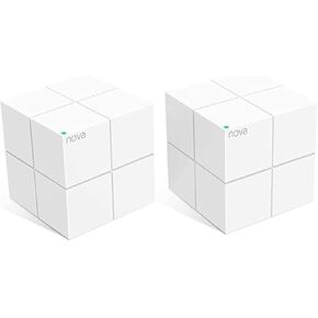 Tenda AX1500 Mesh WiFi 6 System Nova MX3 - Covers up to 3500 sq.ft - Whole Home WiFi 6 Mesh System - Gigabit Mesh Router for 80 Devices - Dual-Band Mesh Network - Replaces Wireless Router - 3-Pack