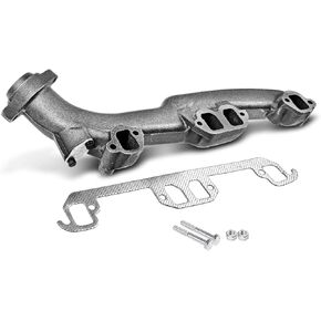 A-Premium Left Engine Exhaust Manifold W/Gasket - OHV 8Cyl 5.2 5.9L - Compatible with Dodge - B, Ram Class - 94-03 - Ram 1500, Ram 2500, B150, B250, B1500, Durango, Dakota & More, for# 53010189AB