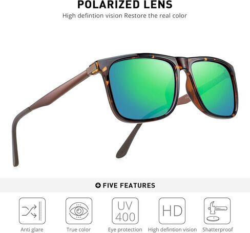 نظارات شمسية رياضية مربعة للرجال من MERRY'S نظارات شمسية مستقطبة للقيادة in Kuwait