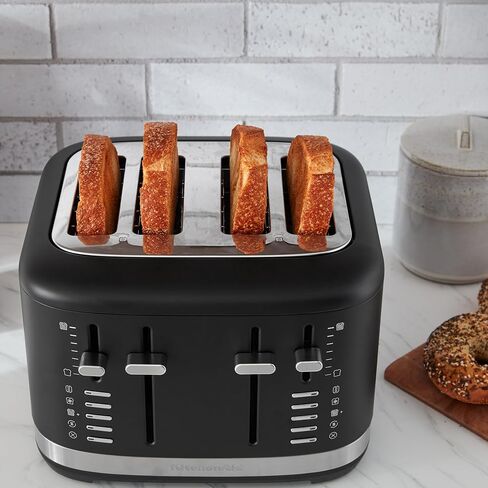 KitchenAid 4 Slice Toaster, KMT4109SX, Brushed Stainless Steel in Kuwait