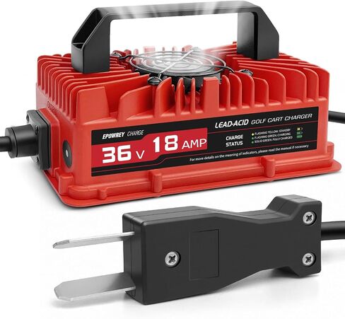 18 AMP 36 Volt Golf Cart Battery Charger for EZGO TXT D Style Plug in Kuwait
