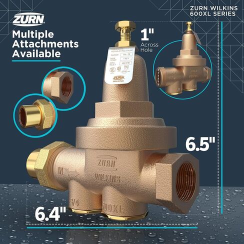 زورن ويلكنز 112-600XL 1-1/2 "600XL صمام تخفيض ضغط المياه in Saudi Arabia