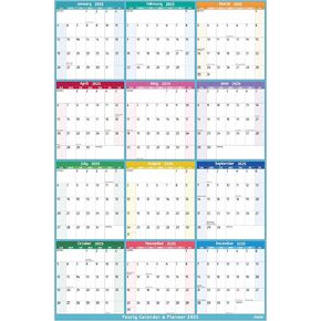 2024-2025 Dry Erase Calendar – Large Yearly Wall calendar, 38.2'' x 25.2'', 2-Side Reversible Calendar, Vertical/Horizontal, Jul.2024 – Jun.2025, Grey