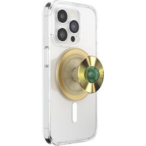 PopSockets Round Phone Grip Compatible with MagSafe, Adapter Ring Included, Phone Holder, Wireless Charging Compatible - Pomodoro