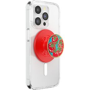 مقبض هاتف دائري من PopSockets متوافق مع MagSafe، يتضمن حلقة محول، حامل هاتف، متوافق مع الشحن اللاسلكي - Pomodoro in Saudi Arabia