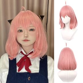 JoneTing Long Black Anime Wig【+Wig Cap】 Long Natural Wavy Wigs for Cospaly Costume Wig Black Wig for Halloween Synthetic Anime Wig for Cosers Peluca Negra Wolf Cut Wig for Cosplay Party