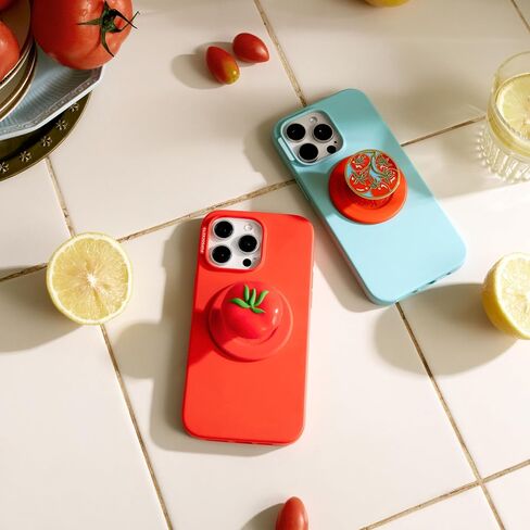 مقبض هاتف دائري من PopSockets متوافق مع MagSafe، يتضمن حلقة محول، حامل هاتف، متوافق مع الشحن اللاسلكي - Pomodoro in Saudi Arabia