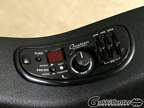 جيتار باس كهربائي صوتي من مجموعة Ovation Mod TX، يمين، أسود مزخرف، 5 أوتار (B7785TX-5) in Saudi Arabia