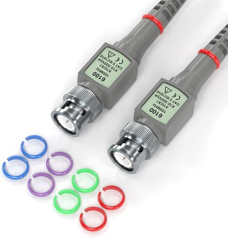 Goupchn HDP50 High Voltage Differential Active Probe 1400V 100MHz 50X/500X Attenuation Rate Oscilloscope Probe Kit with Accessories in Saudi Arabia