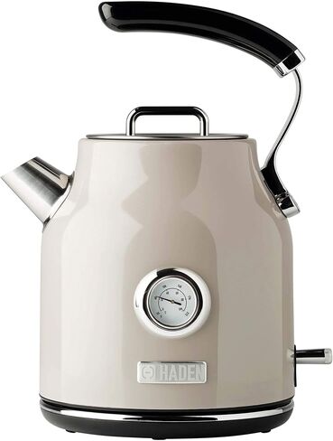 Haden Dorset 1.7 Liter Stainless Steel Electric Kettle with 360-Degree Base Bundled with 2 Slice Wide Slot Stainless Steel Toaster, Black & Copper in Saudi Arabia