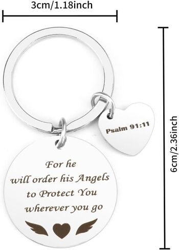 Vesberkl Bible Gifts,Christian Gifts for Men,Christian Keychain,Christian Gifts for Women,Religious Gifts,Bible Verse Gifts,Christian Gifts Bulk,Christmas Christian Gifts in Kuwait