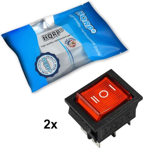HQRP Start On Off Rocker Switch 6-Prong 20A 125V Compatible with Champion Power 5.1000.001.3 100110 100238 100296 100297 100334 100396 100423 100463 41532 76533 BD100619 Electric Start Generator in Saudi Arabia