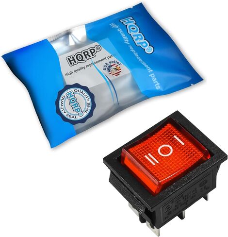 HQRP Start On Off Rocker Switch 6-Prong 20A 125V متوافق مع Champion Power 5.1000.001.3 100110 100238 100296 100297 100334 100396 100423 100463 41532 76533 BD100619 مولد كهربائي in Saudi Arabia