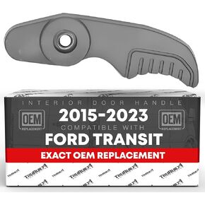 Exterior Left & Right Sliding Door Handle | Compatible with 2014- 2020 Ford Transit 150, 250, 350 HD, and Connect - Textured Black Read Driver Side Sliding Door Driver | BK2Z-6126604-A 97699