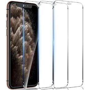 YMHML [3 Pack Privacy Screen Protector for iPhone 11 Pro Max/iPhone Xs Max (6.5 inch), Tempered Glass Anti Spy Case Friendly Bubble Free Easy Installation
