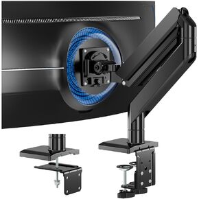 Heavy Duty Ultrawide Monitor Arm for 49 inch Screens up to 50 lbs, Premium Desk Mount Monitor Stand Designed for Samsung Odyssey G9 and More, Max VESA 100x100, Black