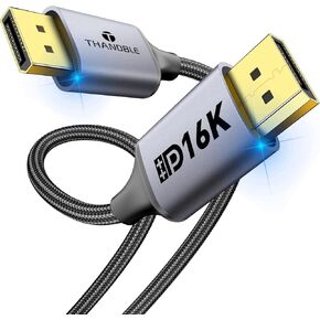 DisplayPort to Dual DisplayPort Splitter (4K@60Hz) Display Port 1 in 2 Out Adapter for Dual Monitor Extend Display, MST DP to 2 DP Adapter for PC, Graphics Card