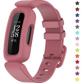 TopPerfekt Bands Compatible with Fitbit Ace 3 for Kids, Soft Silicone Waterproof Bracelet Accessories Sports Watch Strap Replacement for Fitbit Ace 3 Boys Girls