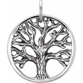 Sonia Jewels Tree of Life Pendant Charm (Width = 15mm)
