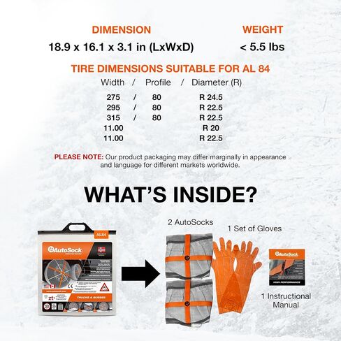 AutoSock AL79 Size-AL79 Tire Chain Alternative in Kuwait