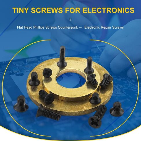NINDEJIN 6 PCS Precision Screwdriver Set, Flat Head and Philips Head Screwdriver Sets, With 6 Different Sizes, Suitable for repairing precision items such as electronic products, watches, calculators in Saudi Arabia