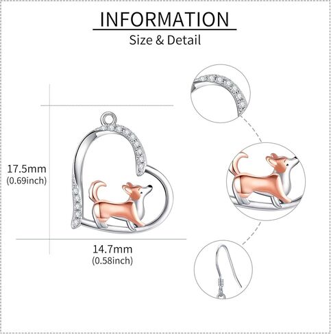 925 Sterling Silver Earrings for Women Dangle Drop Earrings Jewelry Gifts in Saudi Arabia