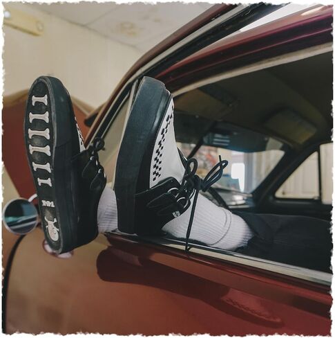 أحذية TUK أحذية رياضية من الجلد الأبيض in Kuwait