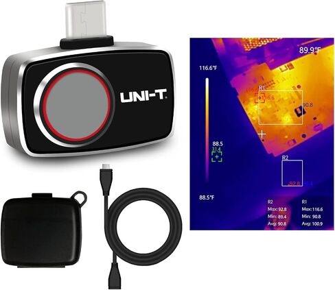 UNI-T UTi260B Thermal Camera Imager 49152Pixels 256x192 IR Resolution Handheld Infrared Camera Thermal Imaging IP65 2 Meter Drop Rechargeable in Saudi Arabia